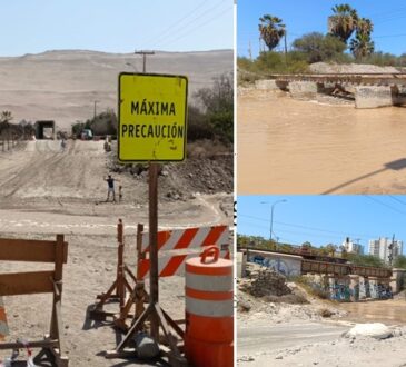 Lluvias estivales provocan crecidas de ríos Lluta, San José y Camarones