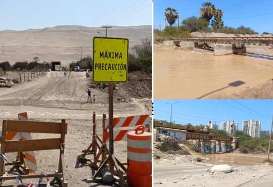Lluvias estivales provocan crecidas de ríos Lluta, San José y Camarones