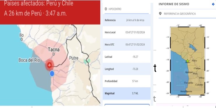 Alerta regional por sismo en la madrugada de este jueves