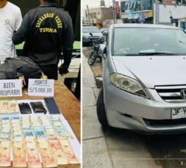 En Tacna cayó terror de turistas chilenos: Robó 5 mil soles de auto estacionado frente a Solari Plaza