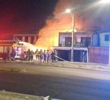 Tres personas fallecieron en el Hospital Juan Noé por incendio en la avenida Diego Portales