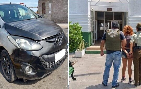 Mujer autora de múltiples asaltos cayó en su ley: A bordo de un Mazda Demio robado