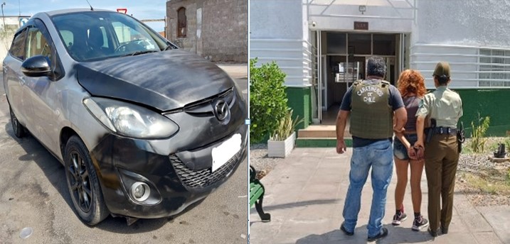 Mujer autora de múltiples asaltos cayó en su ley: A bordo de un Mazda Demio robado