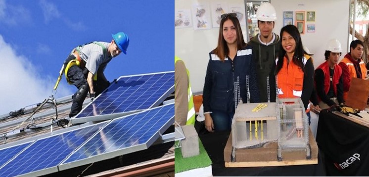 Preparan técnicos de nivel superior para proyectos de parques solares en Arica y Parinacota