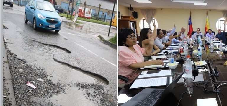 Locomoción lanzó fuegos artificiales: CORE aprobó repavimentación de 22 calles en pésimo estado