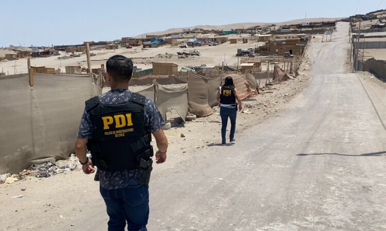 PDI detuvo a cuatro imputados por homicidio con ensañamiento en Quebrada Encantada