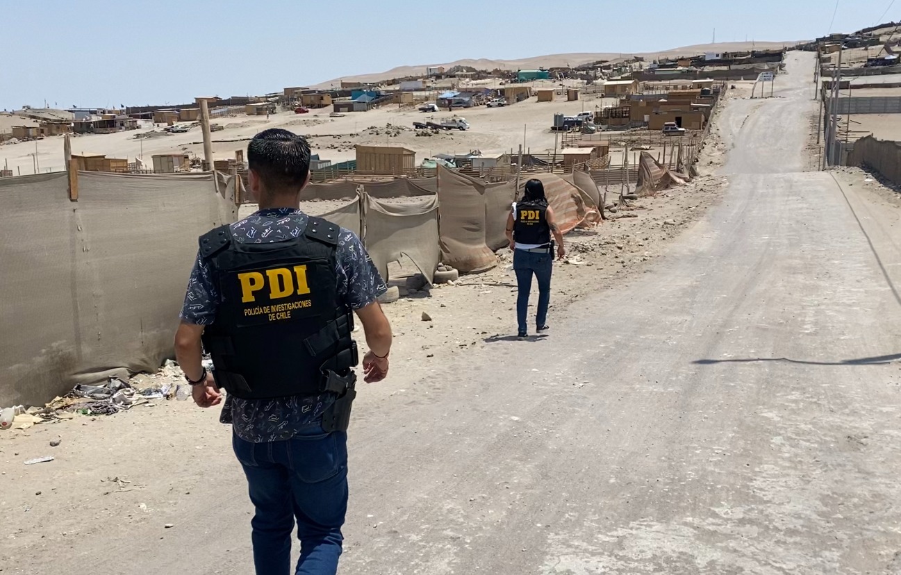 PDI detuvo a cuatro imputados por homicidio con ensañamiento en Quebrada Encantada