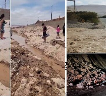 Alerta temprana por lluvias en la precordillera y sector pampa en región de Arica y Parinacota