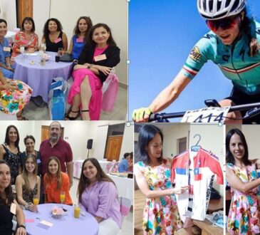 Doctoras del Colegio Médico homenajearon a enfermera campeona mundial de Mountain Bike