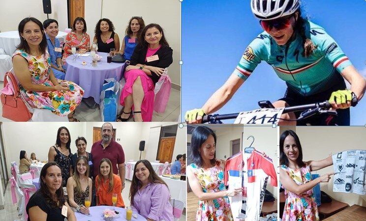 Doctoras del Colegio Médico homenajearon a enfermera campeona mundial de Mountain Bike