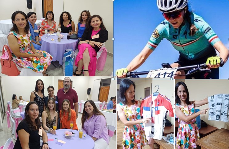 Doctoras del Colegio Médico homenajearon a enfermera campeona mundial de Mountain Bike