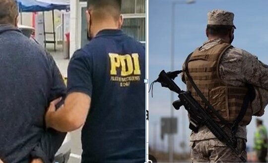 PDI y Ejército capturan en la frontera de Arica a extranjeros buscados por secuestro y homicidio .