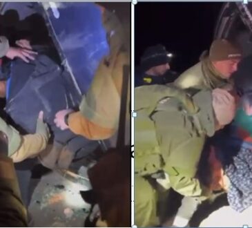 Carabineros de Putre rescató a familia desde vehículo que volcó y quedó al borde del precipicio