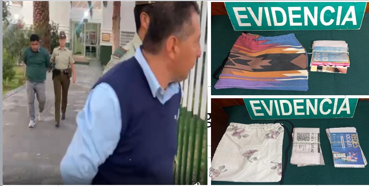 Carabineros detuvo a peruanos que estafaban a adultos mayores en sucursal bancaria 