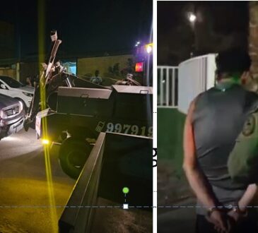 Sección Centauro capturó a dos delincuentes en el auto robado durante la madrugada