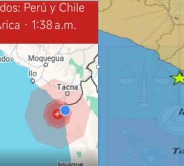 Sismo sacudió a la región de Arica y Parinacota esta madrugada