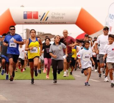 Masiva presencia de Arica en la celebración del Nacional del Deporte