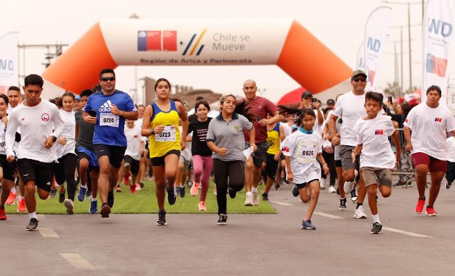 Masiva presencia de Arica en la celebración del Nacional del Deporte
