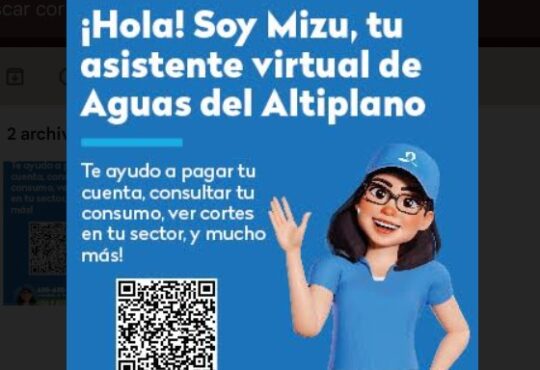 Aguas del Altiplano potencia atención remota a través de asistente virtual Mizu