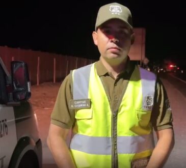 Choque fatal en la madrugada de este lunes en la Ruta 5 Norte