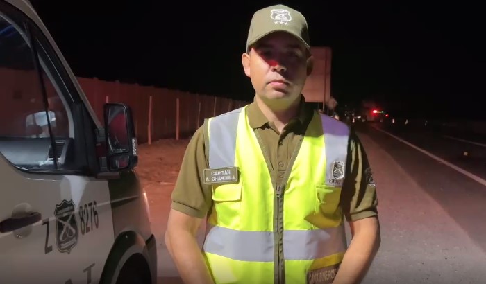 Choque fatal en la madrugada de este lunes en la Ruta 5 Norte