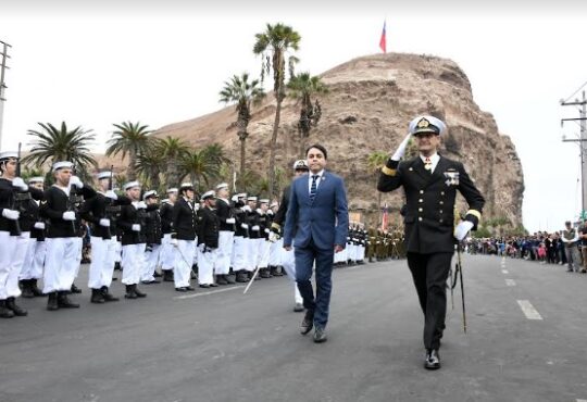Patriótico homenaje de Arica a los 145 años de la gesta de Iquique 