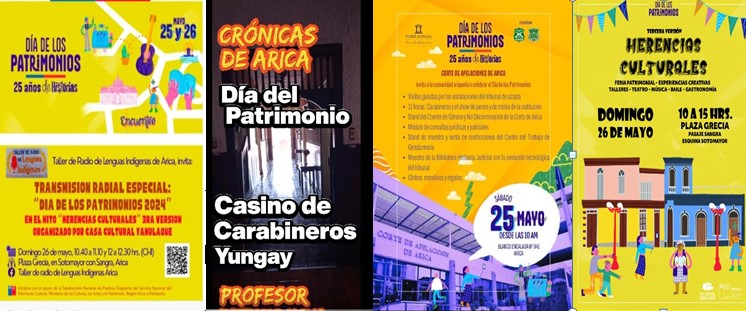 Entidades públicas y privadas abrirán sus puertas sábado y domingo por Día de los Patrimonios