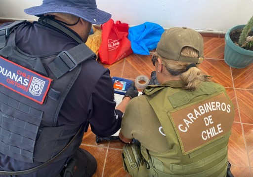 Exceso de confianza: Traficaban más de 10 kilos de ketamina debajo de sus asientos