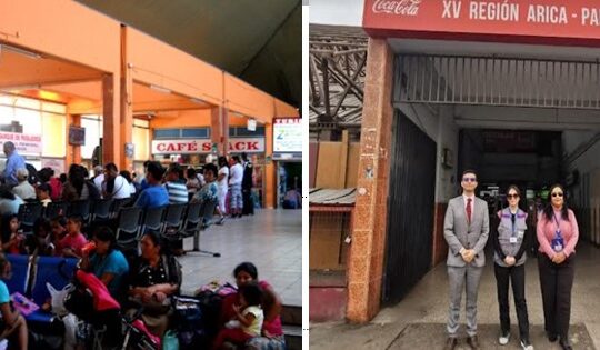 Fiscalizaron las casas de cambio en los terminales rodoviarios de Arica