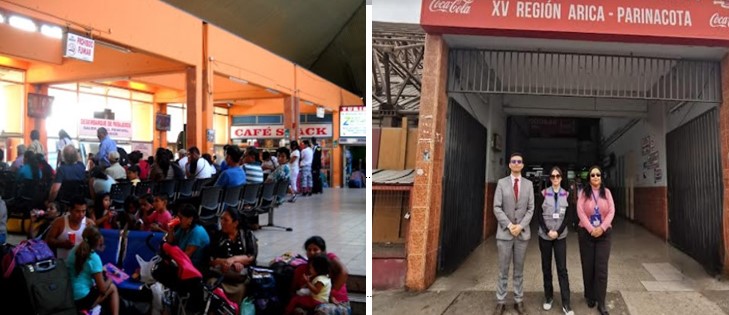 Fiscalizaron las casas de cambio en los terminales rodoviarios de Arica