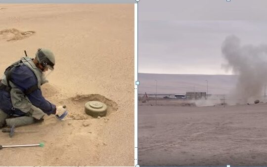 Carabineros del Gope destruyó mina antipersonal en quebrada de Escritos