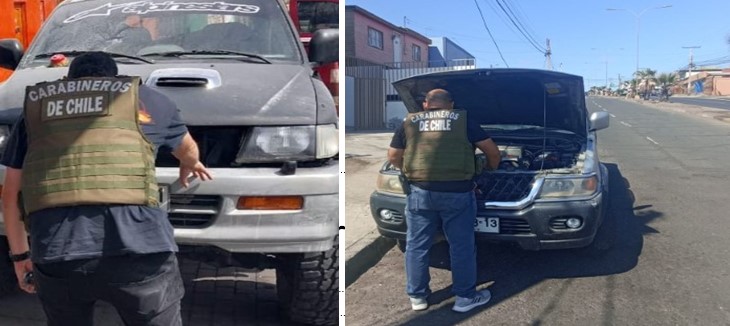 Ladrones de muerte: Carabineros recuperaron en tiempo récord tres autos robados