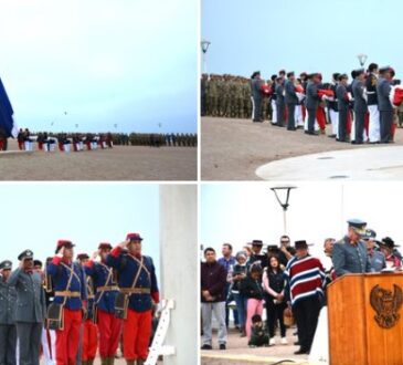 Con el izamiento de la Gran Bandera se iniciaron las actividades de la Semana Ariqueña