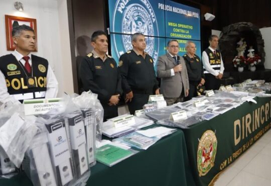 En Perú también le dan duro pero muy duro a la organización criminal “Los Gallegos”