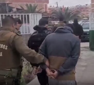 Carabineros detuvo a banda “Los Guarenes” en pleno robo de una casa en avenida El Roble