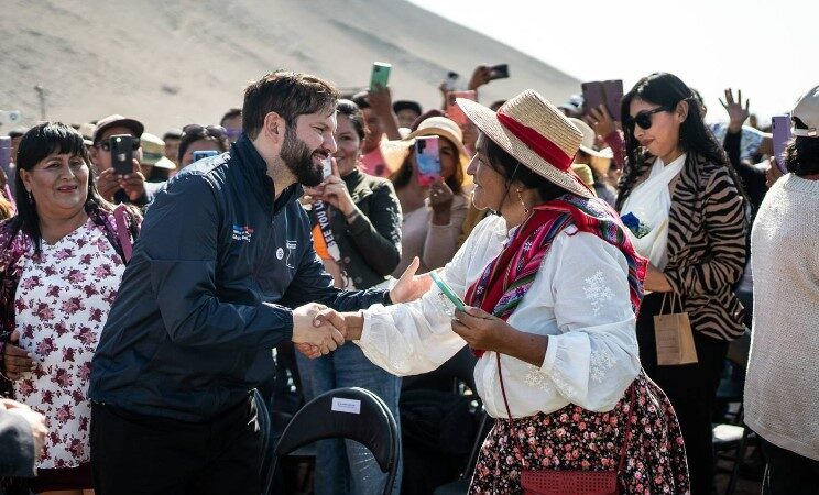 Presidente Boric encabezó entrega de terreno para nuevo Centro Logístico Agropecuario de Arica