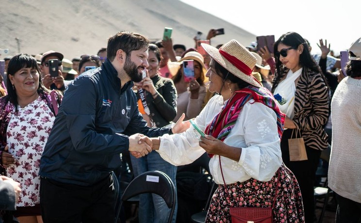 Presidente Boric encabezó entrega de terreno para nuevo Centro Logístico Agropecuario de Arica