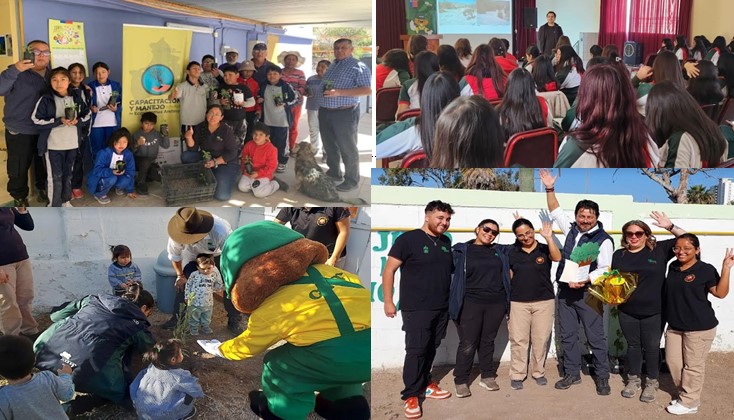 CONAF y Forestín se desplegaron por la región en el Día Mundial del Medioambiente