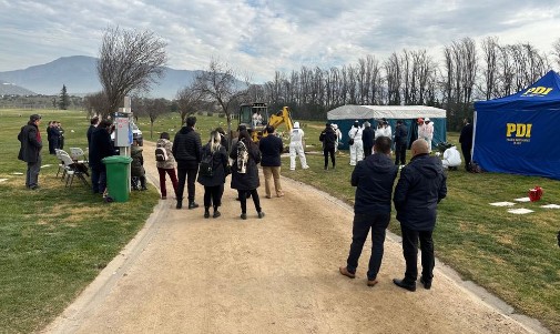 Fiscalía de Arica dirigió diligencia de exhumación del cuerpo de soldado Franco Vargas