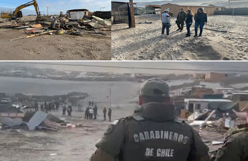 No hay plazo que no se cumpla: Sigue implacable desalojo judicial de tomas del 2021 y 2022