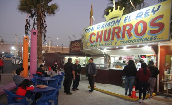 Se le vino la noche al Rey del Churro en Arica