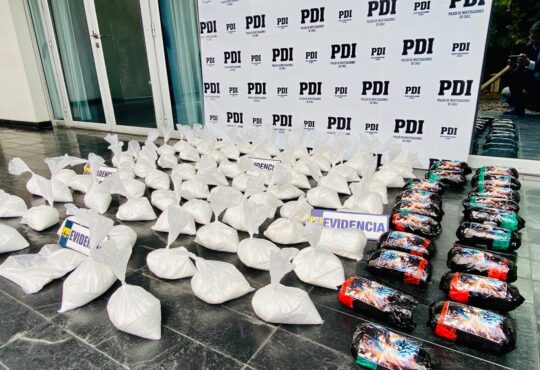 Venezolanos y colombianos tenían a Caleta Vitor como terminal marítimo de la ketamina