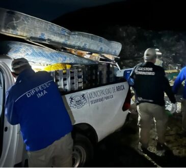 Al vertedero rucos de pernoctación de parques, plazas, Asoagro y sector centro