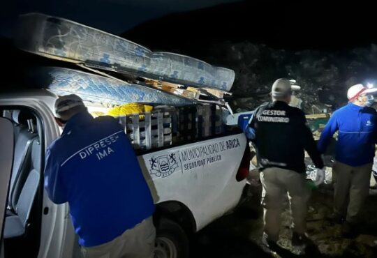 Al vertedero rucos de pernoctación de parques, plazas, Asoagro y sector centro