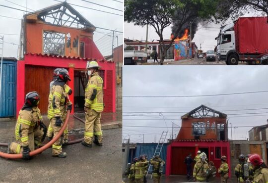 Incendio arrasó con una casa en Tucapel con Guillermo Garay