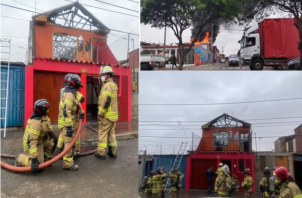 Incendio arrasó con una casa en Tucapel con Guillermo Garay