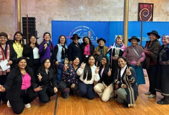 “Partería Andina” reunió a mujeres indígenas en el ex Casino Municipal