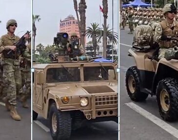 Tradicional Parada Militar de las fuerzas del desierto en Arica