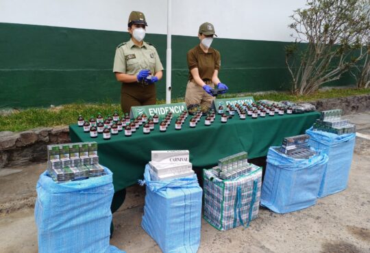 Organización criminal traficaba drogas a través de empresa de buses