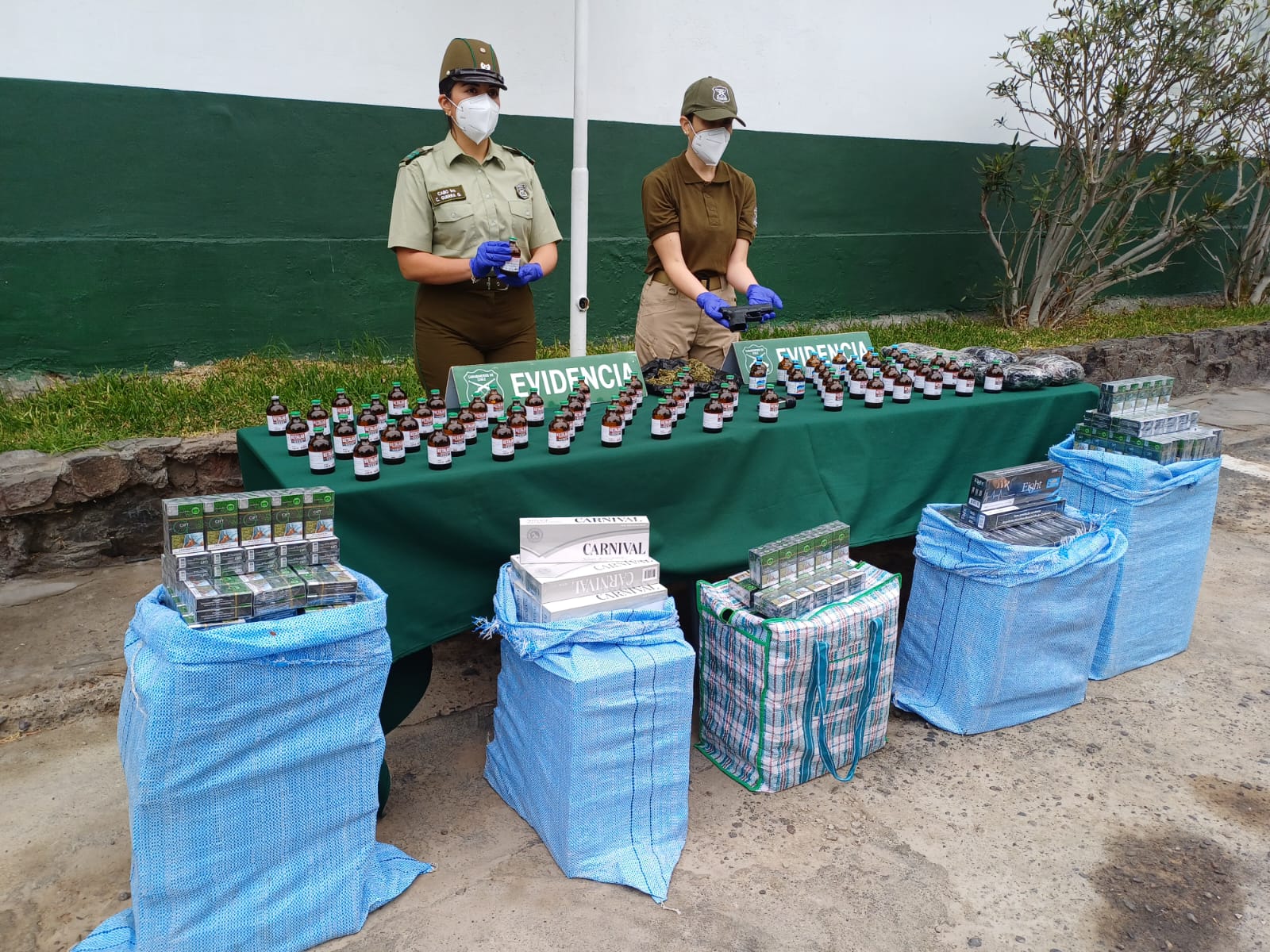 Organización criminal traficaba drogas a través de empresa de buses